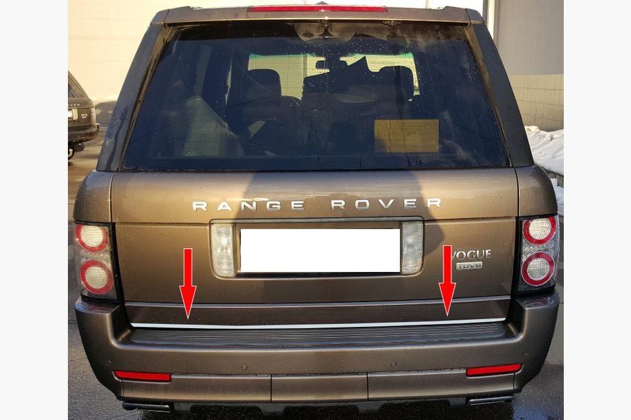 Range Rover III L322 2002-2012 Baguette de coffre inox Image