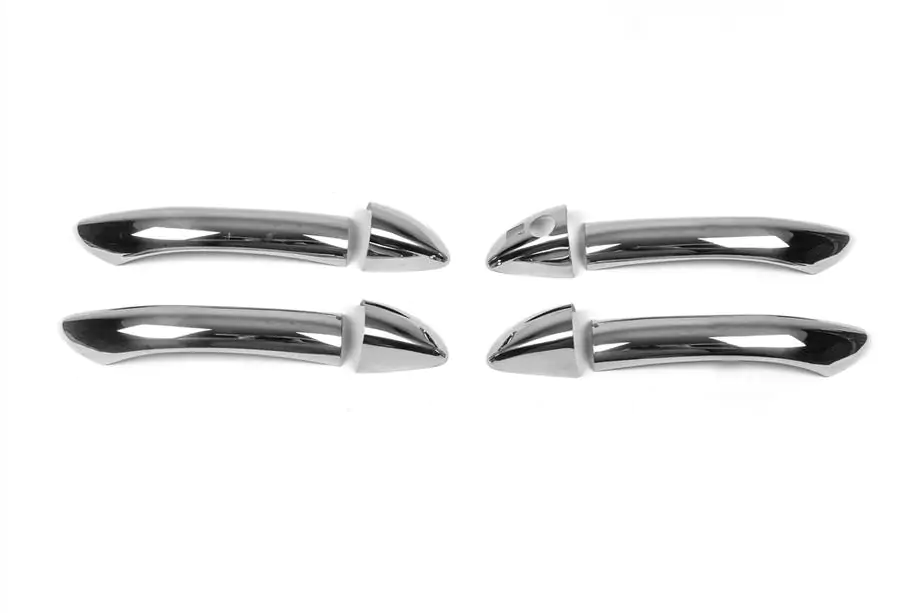 Mercedes ML W164 2005-2011 Couvre-poignées de Porte Chromés (4 pcs, Acier Inoxydable) Photo 2