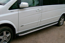Mercedes Viano 2004-2014 Marchepieds latéraux Alliance (2 pcs, aluminium) photo 1