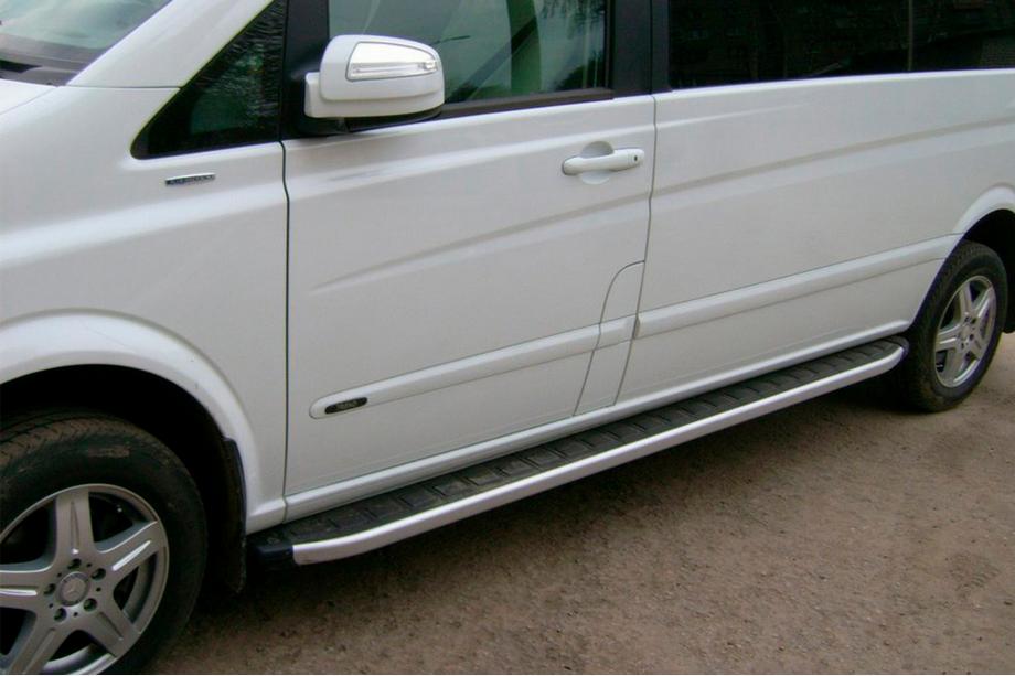 Mercedes Viano 2004-2014 Marchepieds latéraux Alliance (2 pcs, aluminium) Image