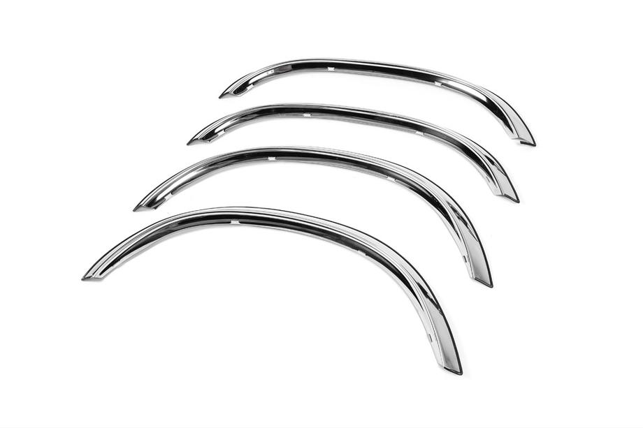 Mercedes W201 (190) 1982-1993 Entourages d'ailes 1988-1993 (4 pcs, inox) Photo 3