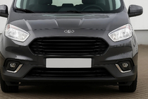 Ford Courier 2014-2023 Couvre-feux antibrouillard (2018↗, 2 pcs, acier inoxydable) photo 1