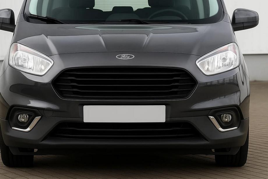 Ford Courier 2014-2023 Couvre-feux antibrouillard (2018↗, 2 pcs, acier inoxydable) Image