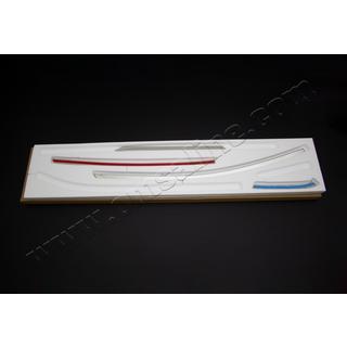 Encadrement supérieur de vitres inox (8 pcs) photo 3