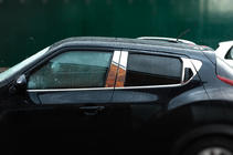 Nissan Juke 2010-2019 Enjoliveurs de Montants de Porte en Acier Inoxydable (8 pcs) photo 1