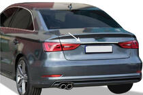 Audi A3 2012-2020 Baguette au-dessus de la plaque Sedan (inox) photo 1