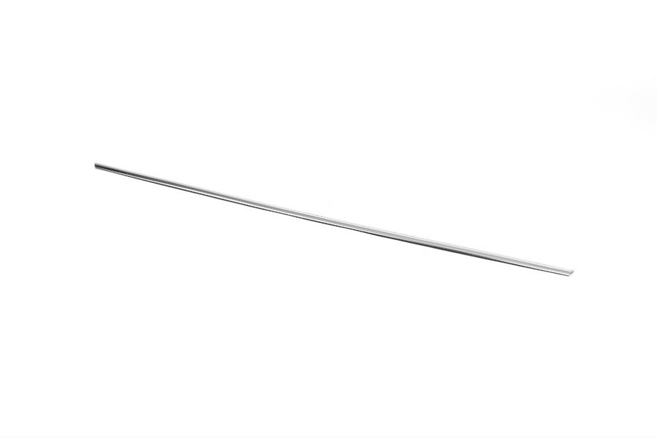 Audi A6 C7 2011-2017 Baguette chromée au-dessus de la plaque d'immatriculation (2015-2018, berline, inox) Image