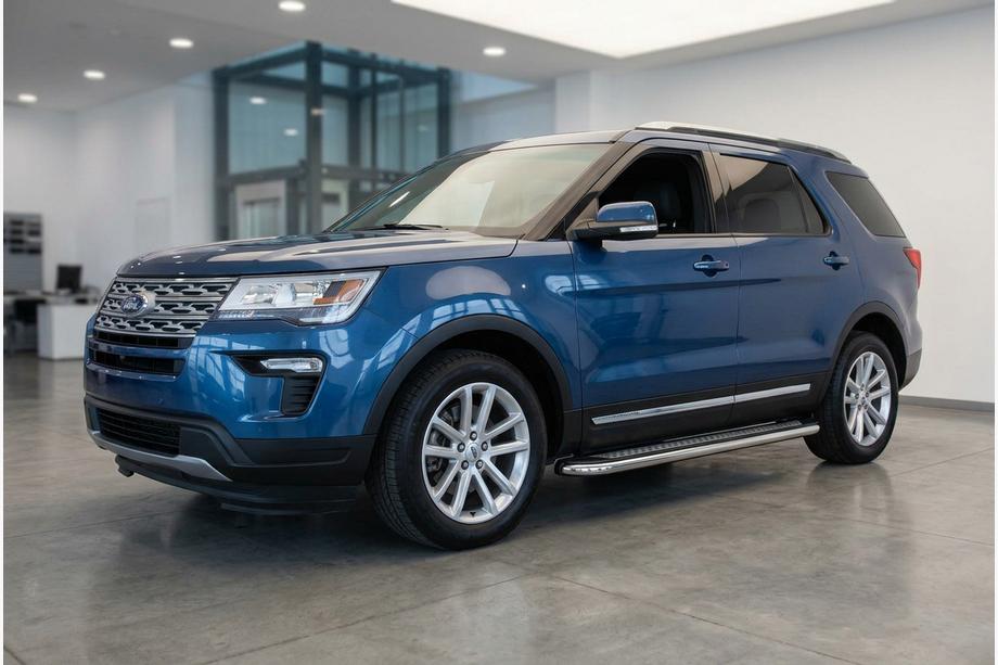 Ford Explorer 2011-2019 Marchepieds Latéraux Maydos V2 (2 pcs, Aluminium & Inox) Image