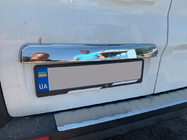 Nissan NV300/Primastar 2016- Baguette inox au-dessus de la plaque d'immatriculation OmsaLine - Inox Italien photo 6