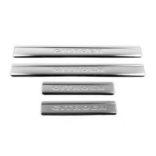 Seuils de porte OmsaLine (4 pcs, inox) Citroen C-4 2004-2010 photo 2