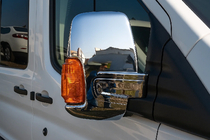 Ford Transit 2014- Coques de Rétroviseurs (2 pcs, Chrome) Plastique Chromé photo 1