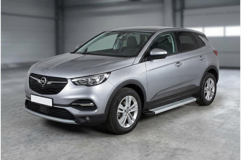 Opel Grandland X 2017- Marchepieds Latéraux Maya V2 (2 pcs, Aluminium) Image