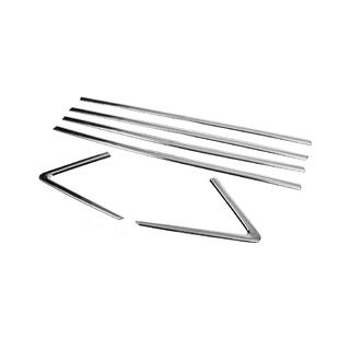 Baguettes de vitres inférieures inox (6 pcs) photo 2