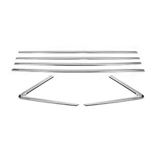 Baguettes de vitres inférieures inox (6 pcs) photo 3