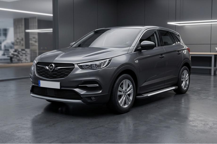 Opel Grandland X 2017- Marchepieds Line (2 pcs, aluminium) Image