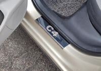 Citroen C-4 2004-2010 Seuils de porte Carmos inox photo 4