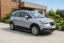 Opel Crossland X 2017-2024 Marchepieds Latéraux Allmond Black (2 pcs, Aluminium) photo 1