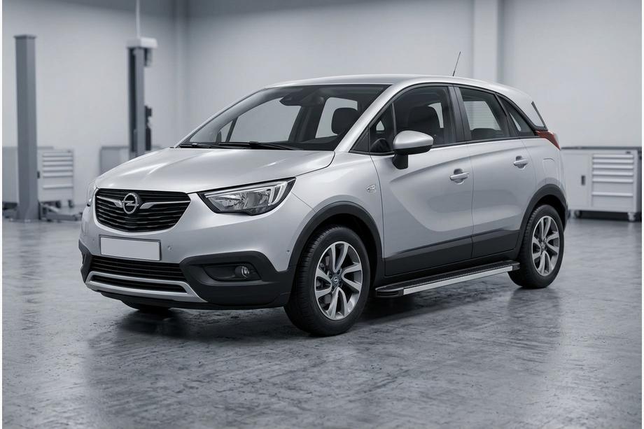 Opel Crossland X 2017-2024 Marchepieds Latéraux Maya V1 (2 pcs, Aluminium) Image