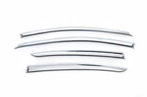 Chevrolet Cruze 2009–2015 Déflecteurs de Vitres Chromés SD (4 pcs, Corée) photo 2