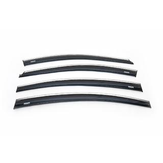 Déflecteurs de Vitres avec Moulure Chromée SD (4 pcs, Niken) Chevrolet Cruze 2009–2015 photo 2