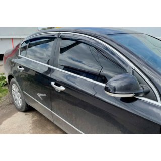 Déflecteurs de Vitres avec Moulure Chromée SD (4 pcs, HIC) photo 1