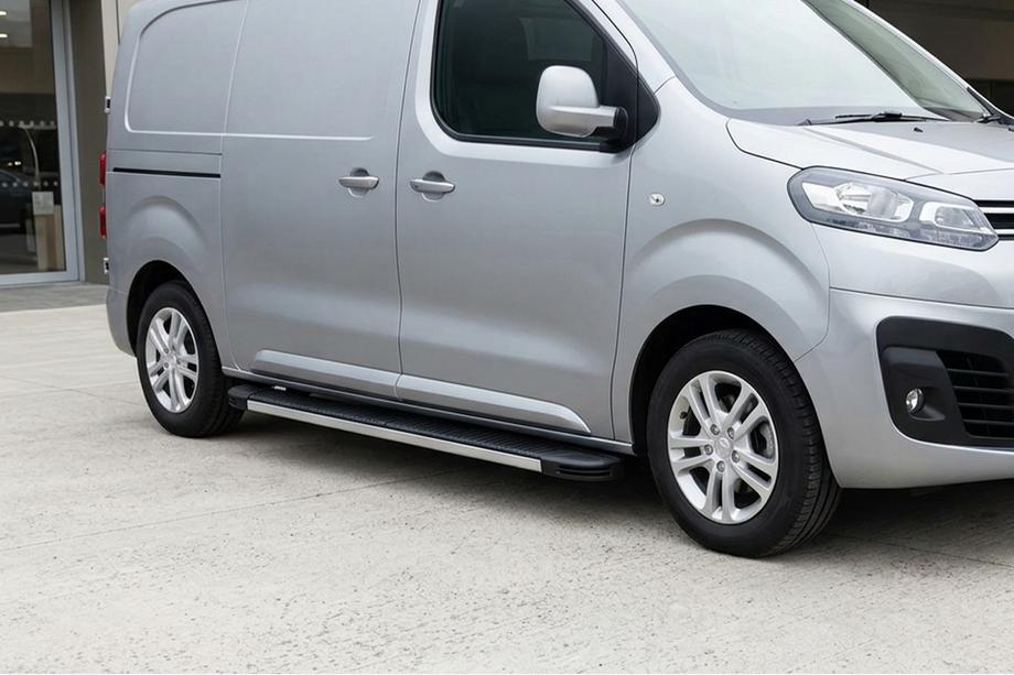 Citroen Jumpy/Dispatch 2017- Marchepieds Latéraux Maya V1 (2 pcs, Aluminium) Image