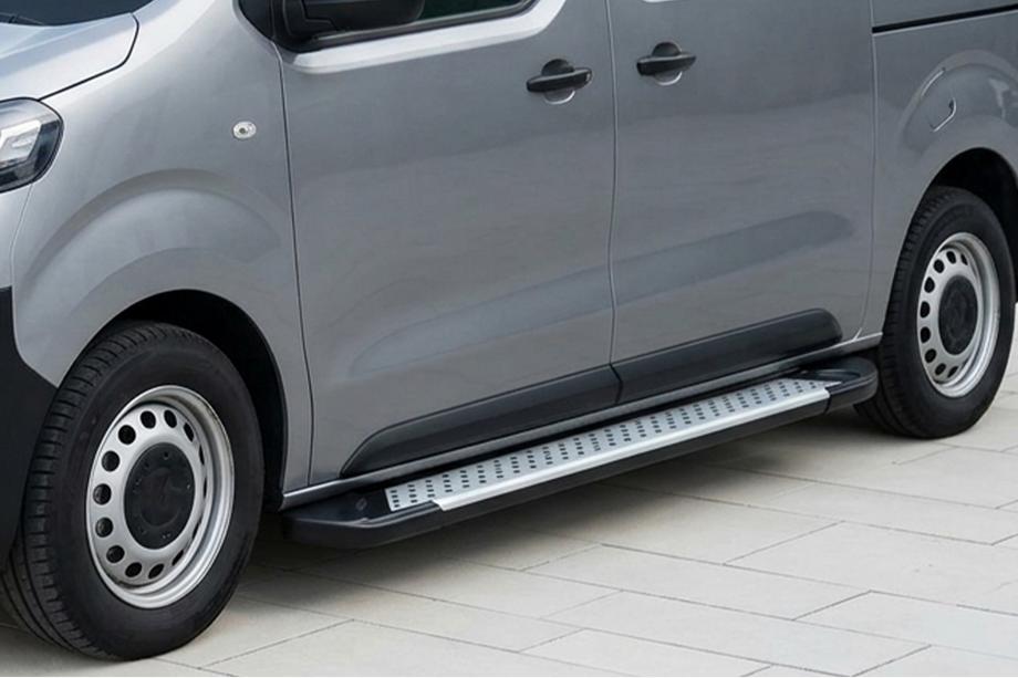 Toyota Proace 2016- Marchepieds Latéraux Allmond Grey (2 pcs, Inox) Image
