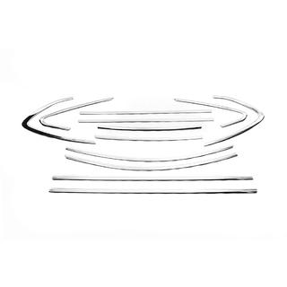 Kit complet entourage de vitres inox 12pcs Sedan Opel Astra J 2009-2015 photo 2