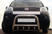 Peugeot Bipper 2008-2017 Pare-buffle QT006 (Inox) photo 1