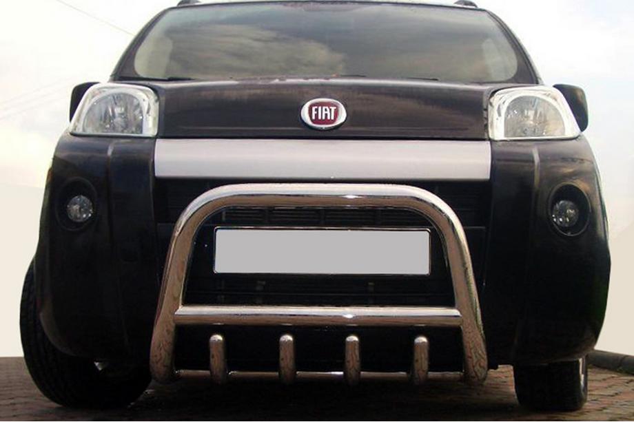 Peugeot Bipper 2008-2017 Pare-buffle QT006 (Inox) Image