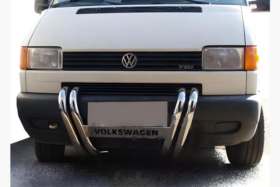 Volkswagen T4 Caravelle/Multivan 1990–2003 Pare-buffle ST006 (Inox) Image