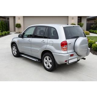 Marchepieds Latéraux Line (2 pcs, Aluminium) Toyota Rav 4 2001-2005 photo 1