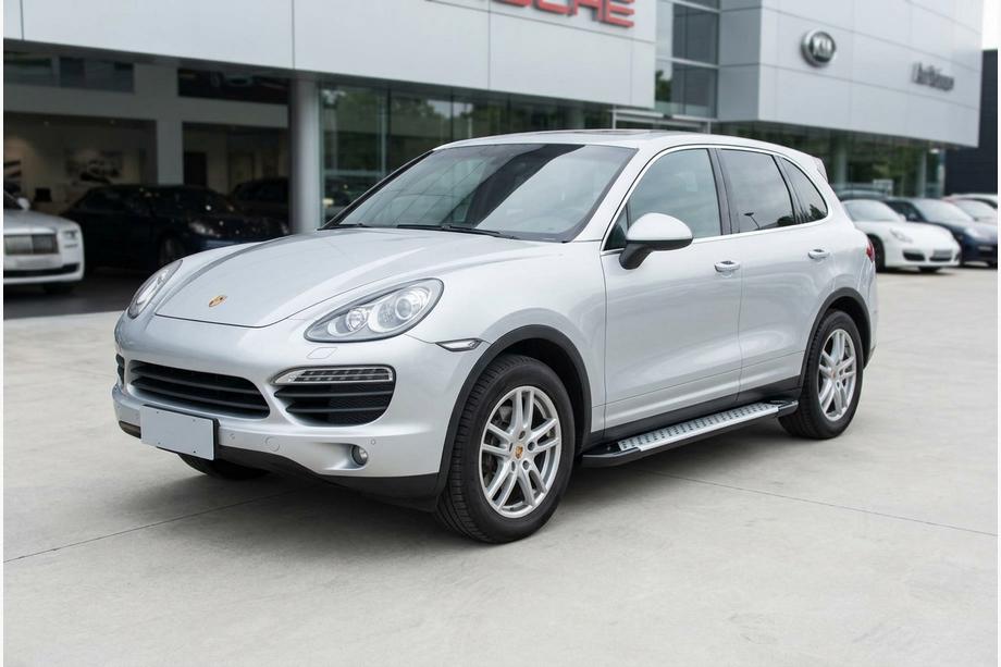 Porsche Cayenne 2010-2017 Marchepieds Latéraux Allmond Grey (2 pcs, Aluminium) Image