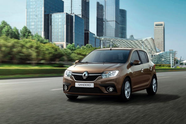 Le hayon de la deuxième génération de la Renault Sandero