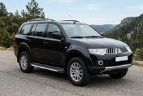 Mitsubishi Pajero Sport 2008-2015 Marchepieds Latéraux Maya V1 (2 pcs, Aluminium) photo 1