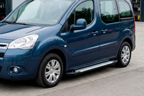 Peugeot Partner Tepee 2008-2018 Marchepieds Latéraux Allmond Grey (2 pcs, Aluminium) photo 1