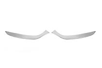 Renault Clio IV 2012-2019 Couvre-phares avant chromés (2 pcs, acier inoxydable) photo 2
