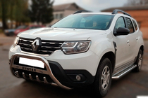 Renault Duster 2018-2024 Pare-buffle avec inscription WT004 (inox) photo 2