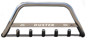 Renault Duster 2018-2024 Pare-buffle avec inscription WT004 (inox) photo 4
