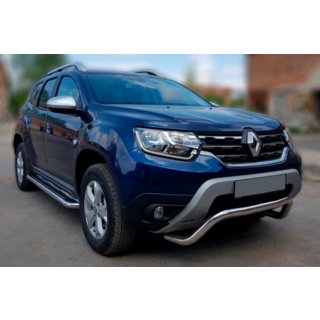 Pare-buffle WT007 (Inox) Dacia Duster 2018-2024 photo 1