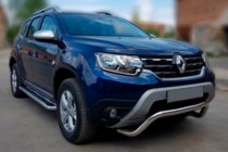 Renault Duster 2018-2024 Pare-buffle WT007 (Inox) photo 1