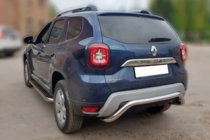 Renault Duster 2018-2024 Protection Arrière AK007 (Inox) photo 3