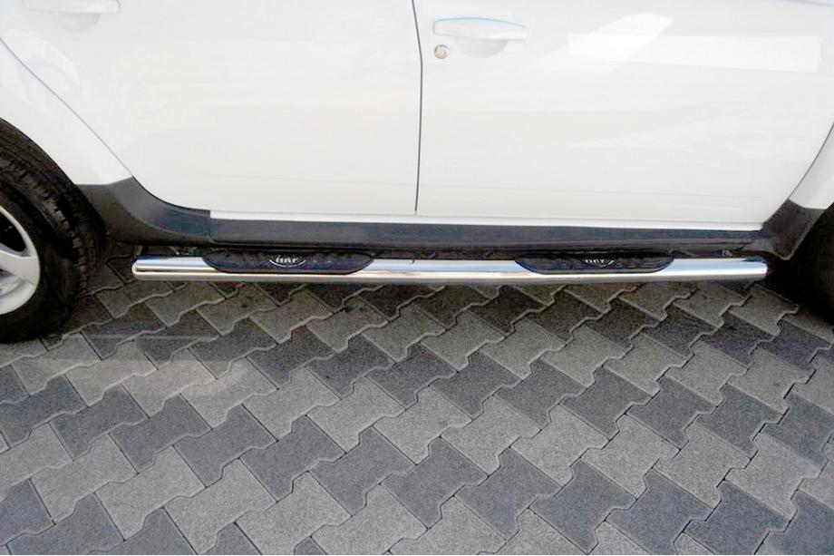 Dacia Duster 2018-2024 Barres Latérales BB002 (2 pcs, Inox) Image