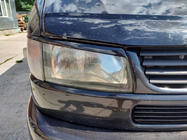 Volkswagen T4 Transporter 1990-2003 Paupières de Phares Capot Droit (2 pcs) Noir Brillant photo 3