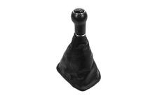 Volkswagen Bora 1998-2004 Pommeau de levier de vitesse avec soufflet (5 vitesses, cadre noir) photo 3