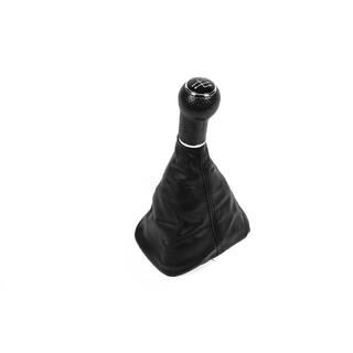 Pommeau de levier de vitesse avec soufflet (5 vitesses, cadre noir) photo 1