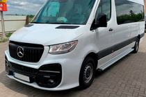 Mercedes Sprinter W907/W910 2018- Marchepieds Latéraux Maya V2 (2 pcs, Aluminium) photo 2