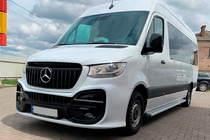 Mercedes Sprinter W907/W910 2018- Marchepieds Latéraux Maya V2 (2 pcs, Aluminium) photo 4