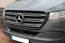 Mercedes Sprinter W907/W910 2018- Couvre-Calandre Chromés (5 pcs, Acier Inoxydable) photo 1