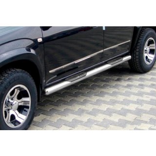 Tubes lateraux pour empattement standard (2 pcs, inox) Toyota Rav 4 2006-2013 photo 1